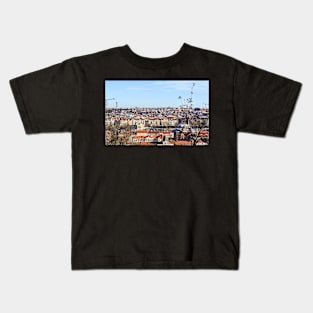 Aerial view on Prague Kids T-Shirt